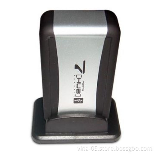 USB 2.0 Hub with 7 Ports and Data Transfer Rate of 480Mbps